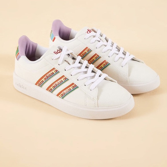 adidas Shoes - SOLD FARM Rio x Adidas Grand Court 2.0 Tennis Shoe Sneaker Footwear White EU 42